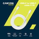 Кабель Canyon C-12 USB-C-USB-C — фото, картинка — 2
