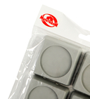 Антивибрационные подставки для стиральных машин и холодильников (6х6х1,5 см; серый) — фото, картинка — 5