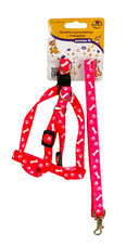 Шлея с поводком (35-50 см; поводок 1,8 м) — фото, картинка — 2