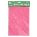 Фетр листовой жесткий (20х30 см; ярко-розовый; 12 листов) — фото, картинка — 2
