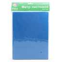 Фетр листовой жесткий (20х30 см; небесно-синий; 12 листов) — фото, картинка — 2