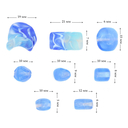 Набор стеклянных бусин 