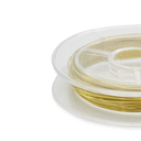 Проволока медная для рукоделия (0,3 мм х 10 м; золото) — фото, картинка — 1