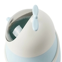 Ёмкость для мусора настольная (бело-голубая) — фото, картинка — 2